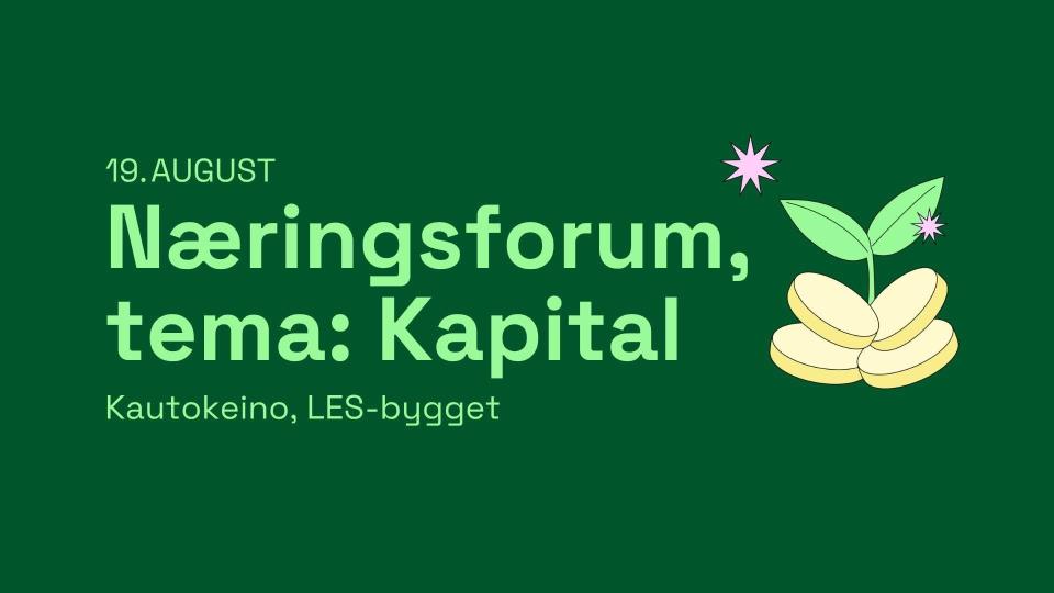 Lenke til artikkel: Næringsforum om kapital og finansiering